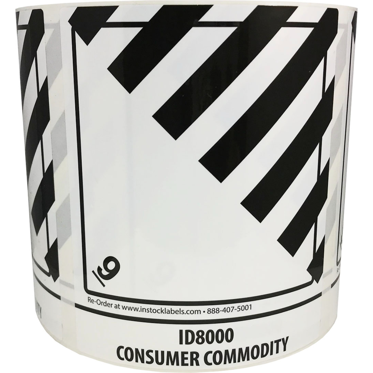 Laminated ID8000 Consumer Commodity Hazard Labels Class 9