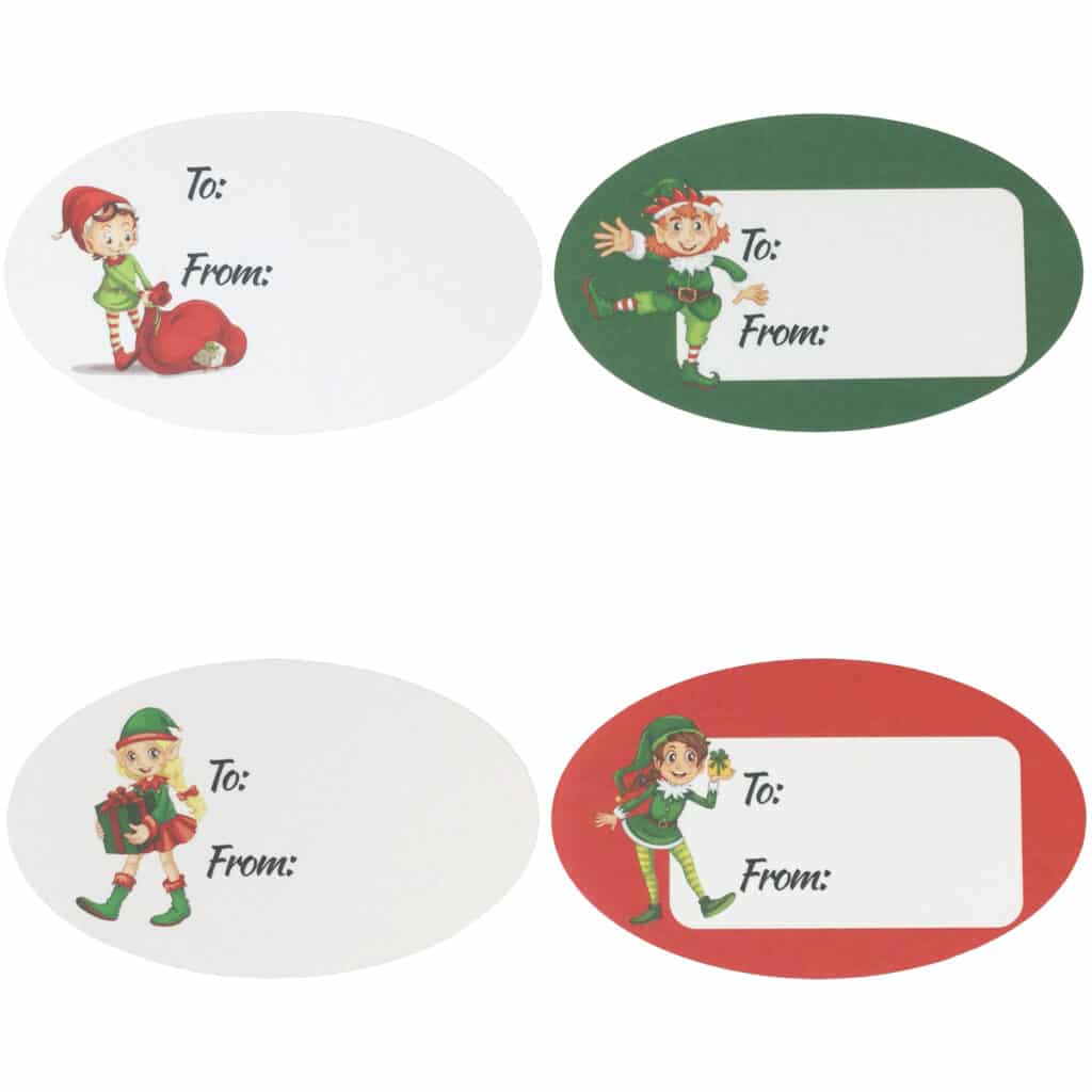 Christmas Gift Personalised Stickers Labels, Elf Labels Custom Labels for  Presents , Post, Gifts, Envelope.gift Wrap -  Israel