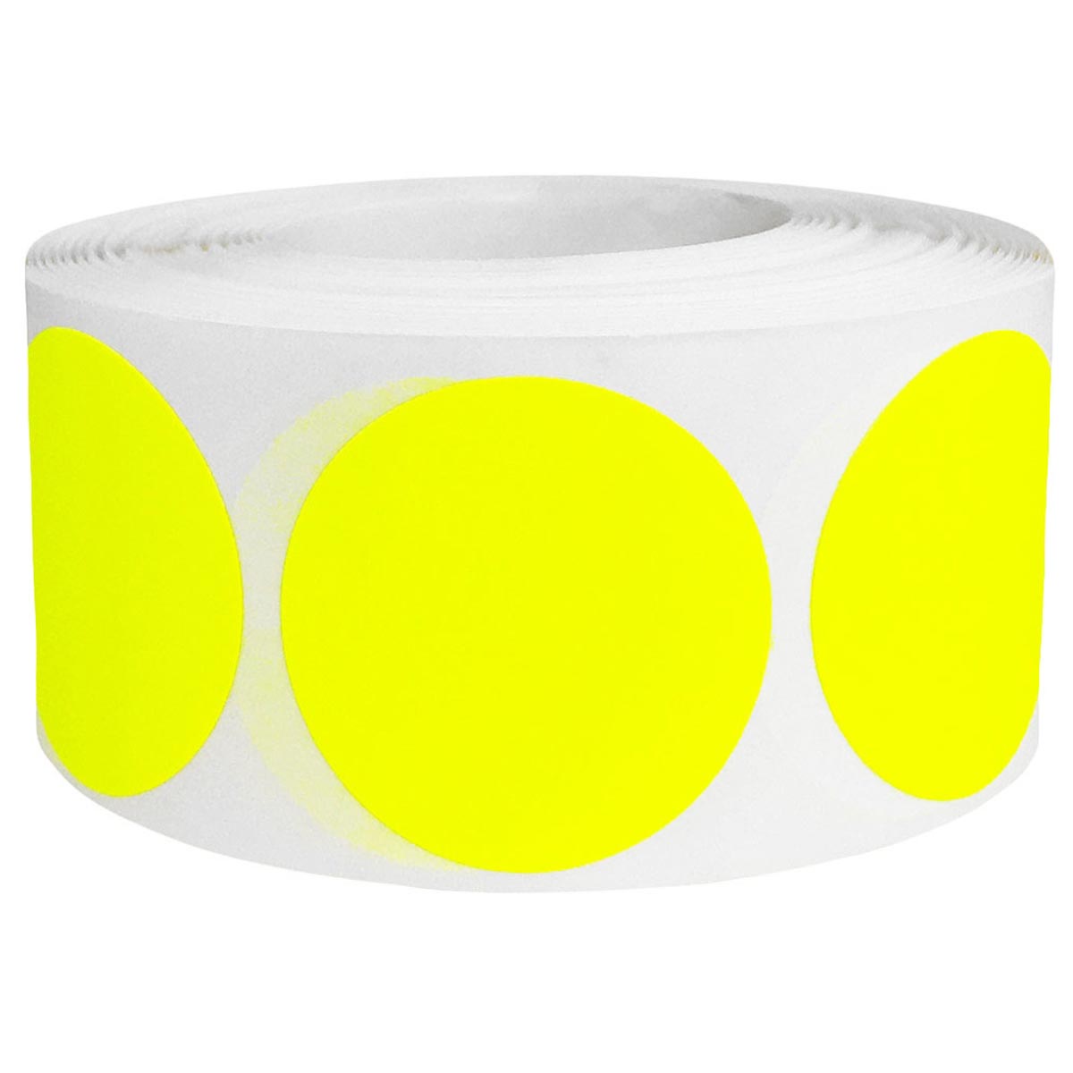 Fluorescent Yellow Labels 1