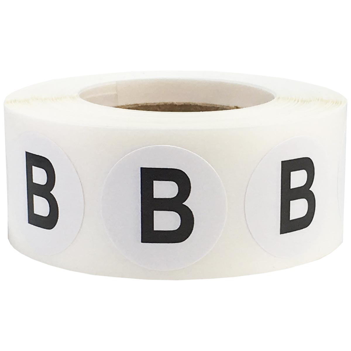 Letter B Stickers 3/4" Round | InStockLabels.com