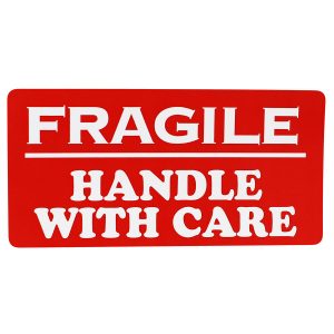 Fragile Handle with Care Labels 2 x 4"