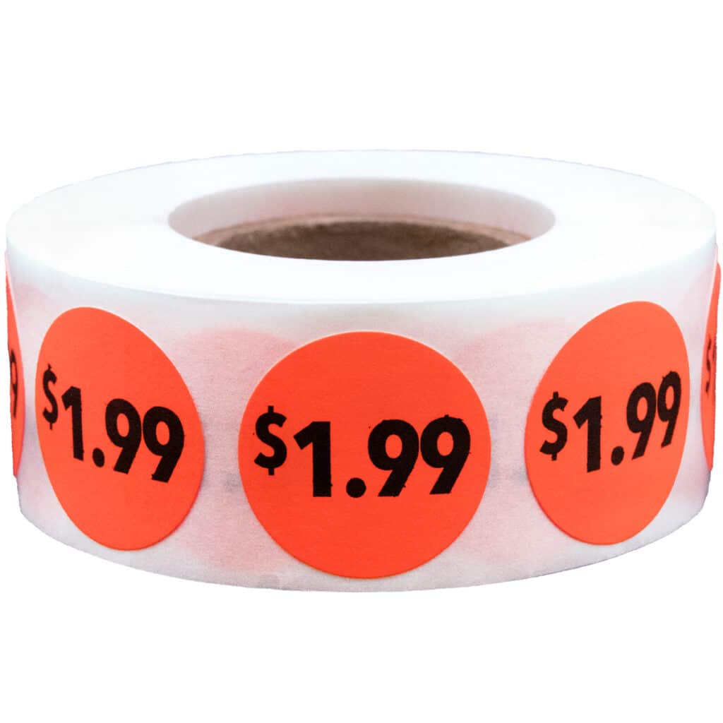$1.39 Price Labels, $1.39 Price Stickers 1000/Roll – ScaleLabels.com