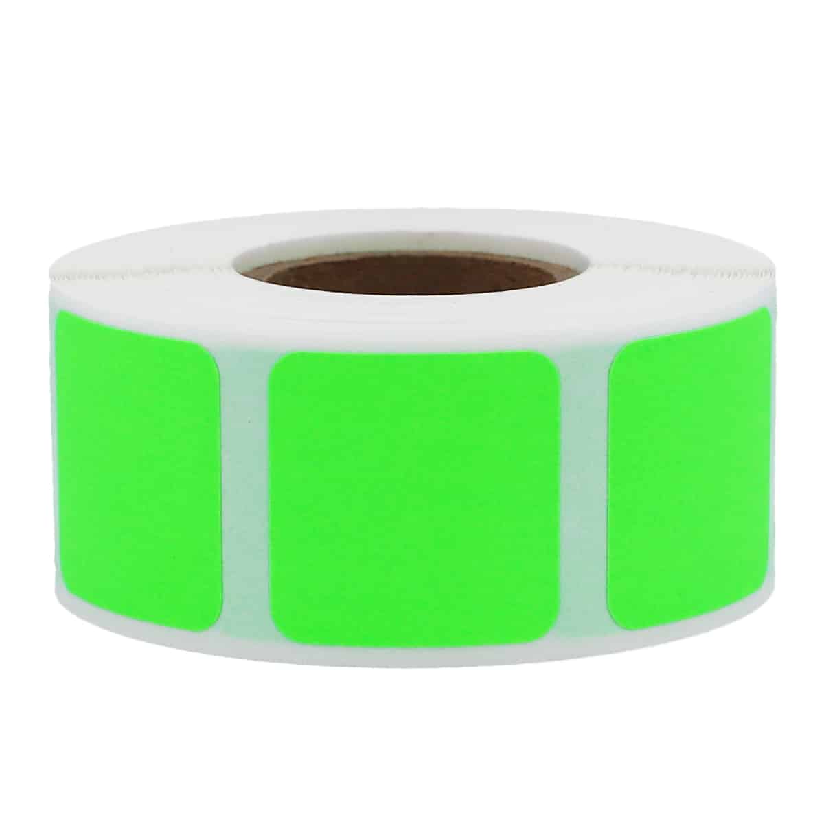 Fluorescent Green Labels 1