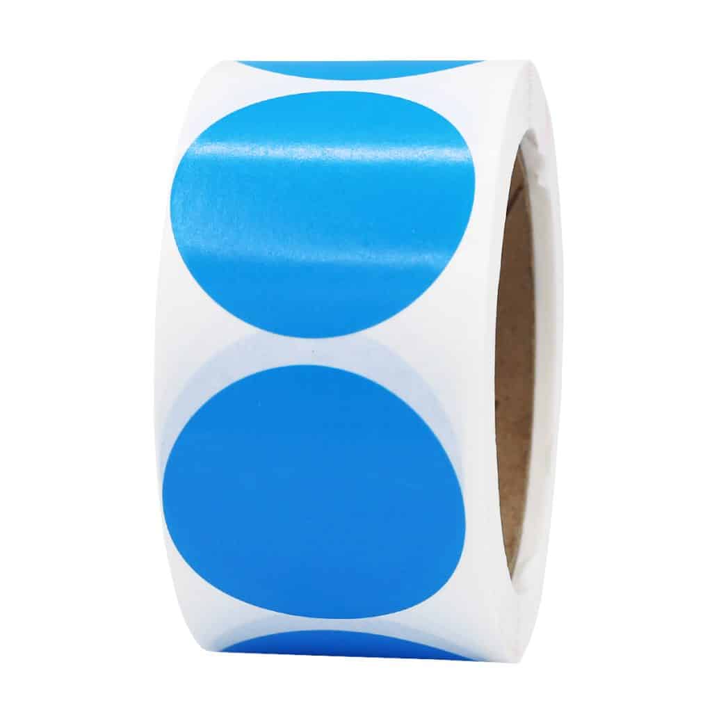 Blue Color Coding Labels 2