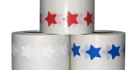 Small Red White and Blue Bulk Pack Star