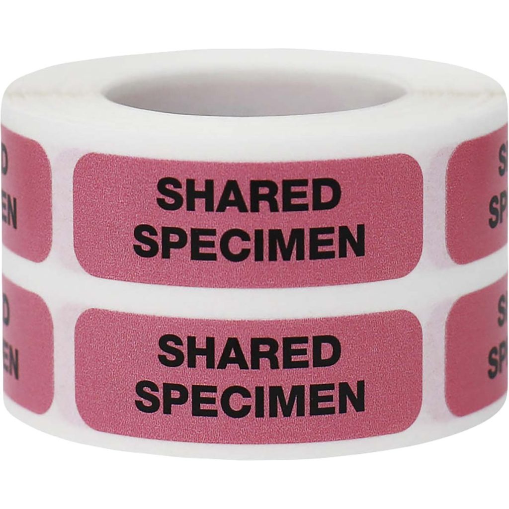 Shared Specimen File Labels - InStockLabels.com