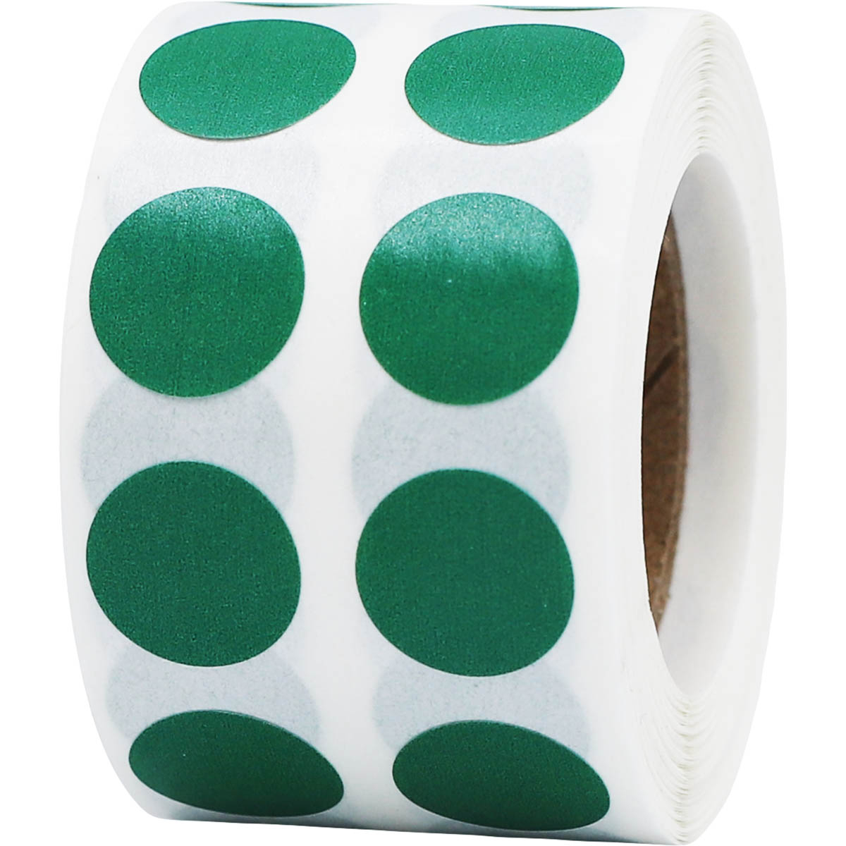 Small Green Dot Stickers 1/2