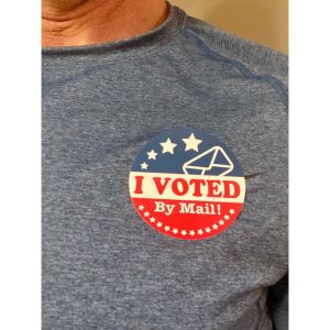 I Voted By Mail Stickers | 25 Semi-Gloss Stickers