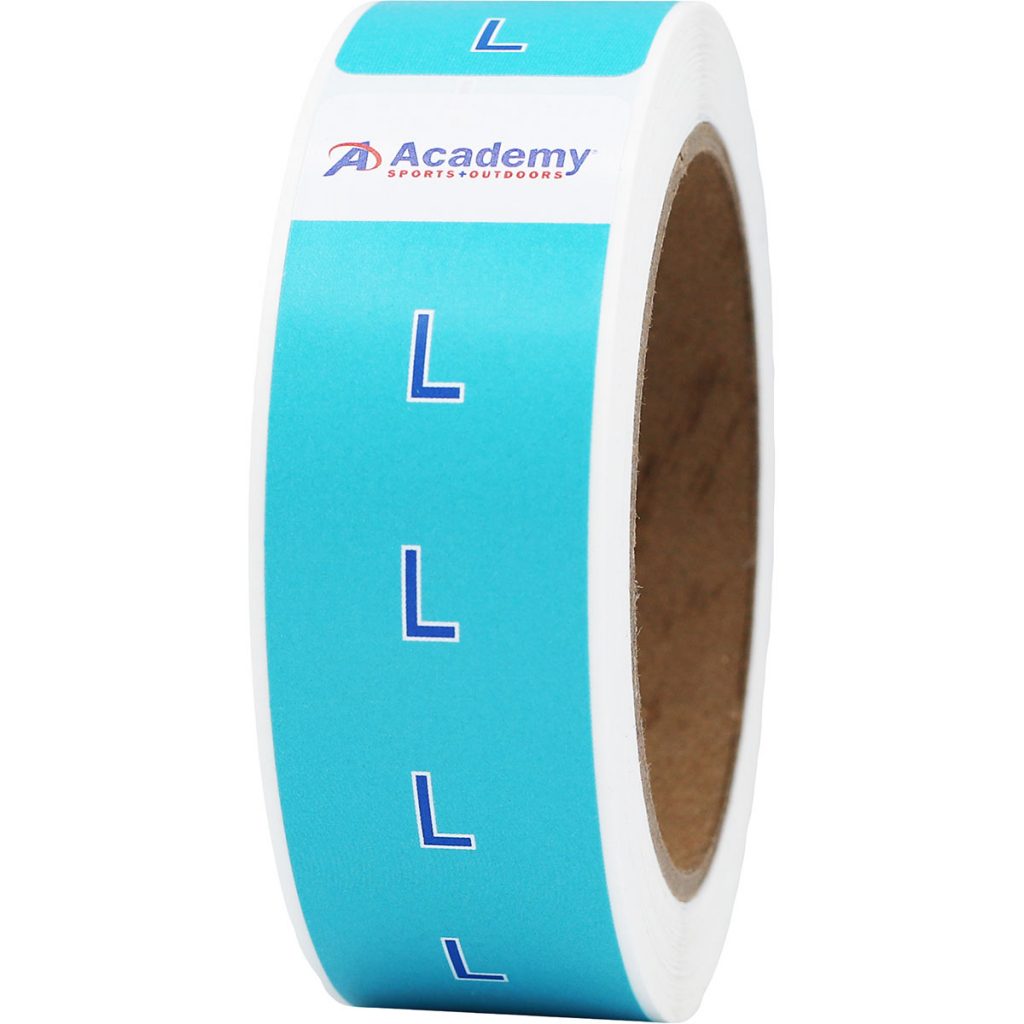 Academy Style L Size Strip Labels - InStockLabels.com