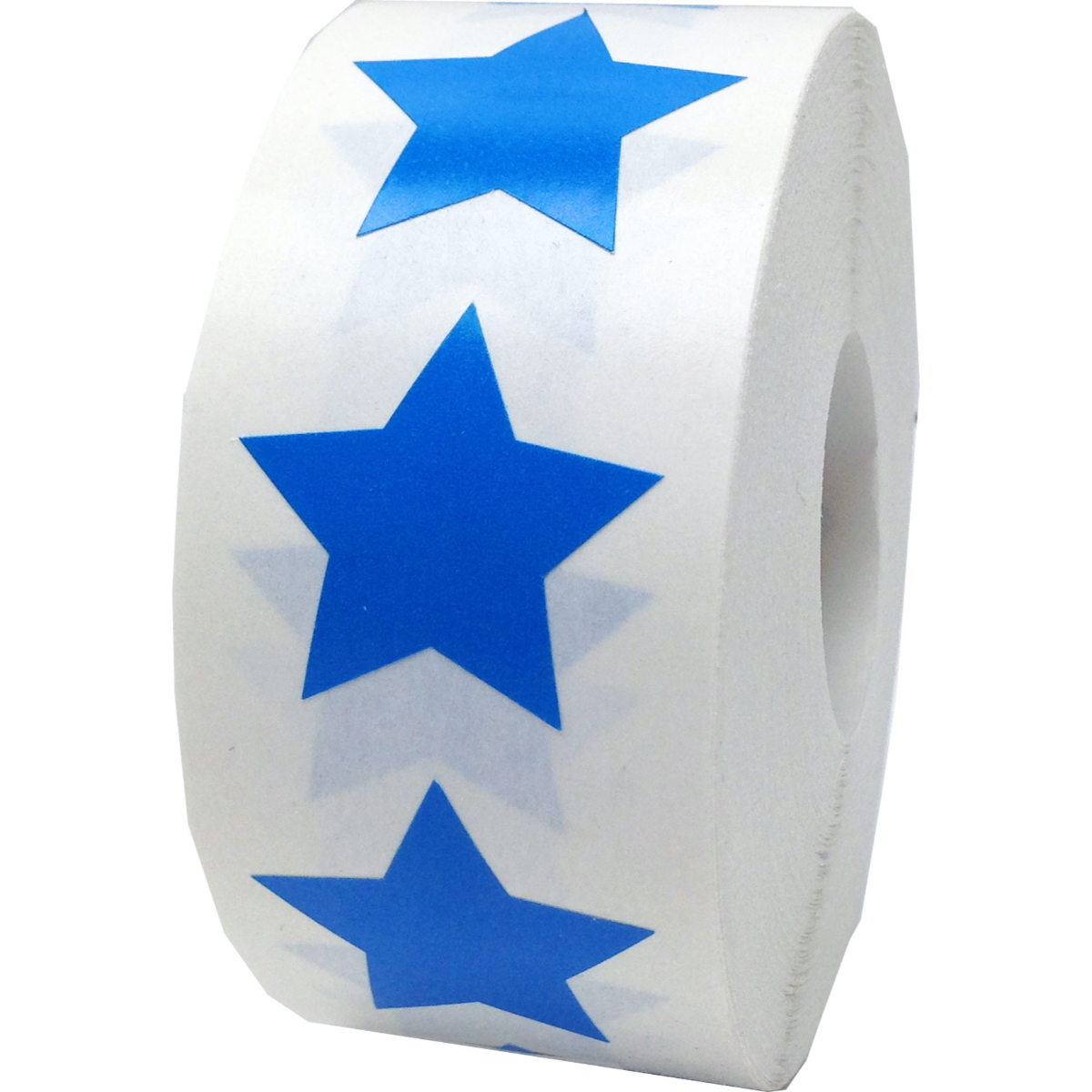 Blue Star Stickers 1" Inch | InstockLabels.com