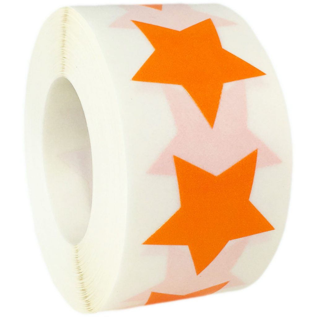 Orange Star Stickers 1