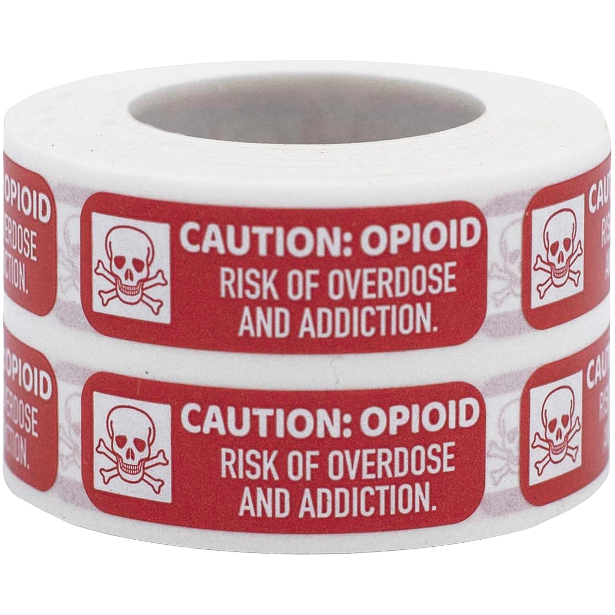 WARNING LABEL CAUTION: OPIOID RISK OF OVERDOSE AND ADDICTION