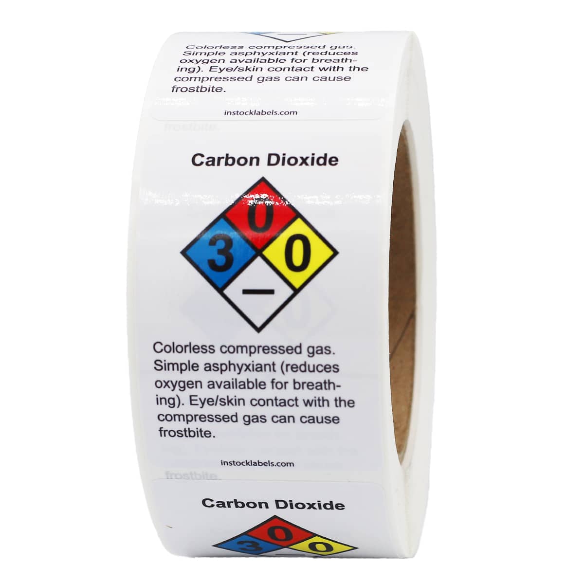 Carbon Dioxide Nitrogen Gas Chemical Nfpa Labels Instocklabels Com