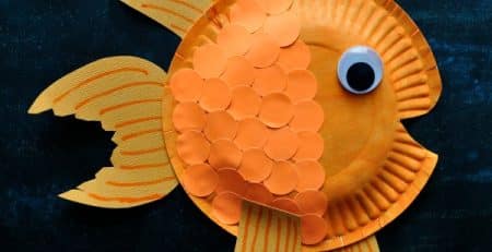 Goldfish Paper Plate