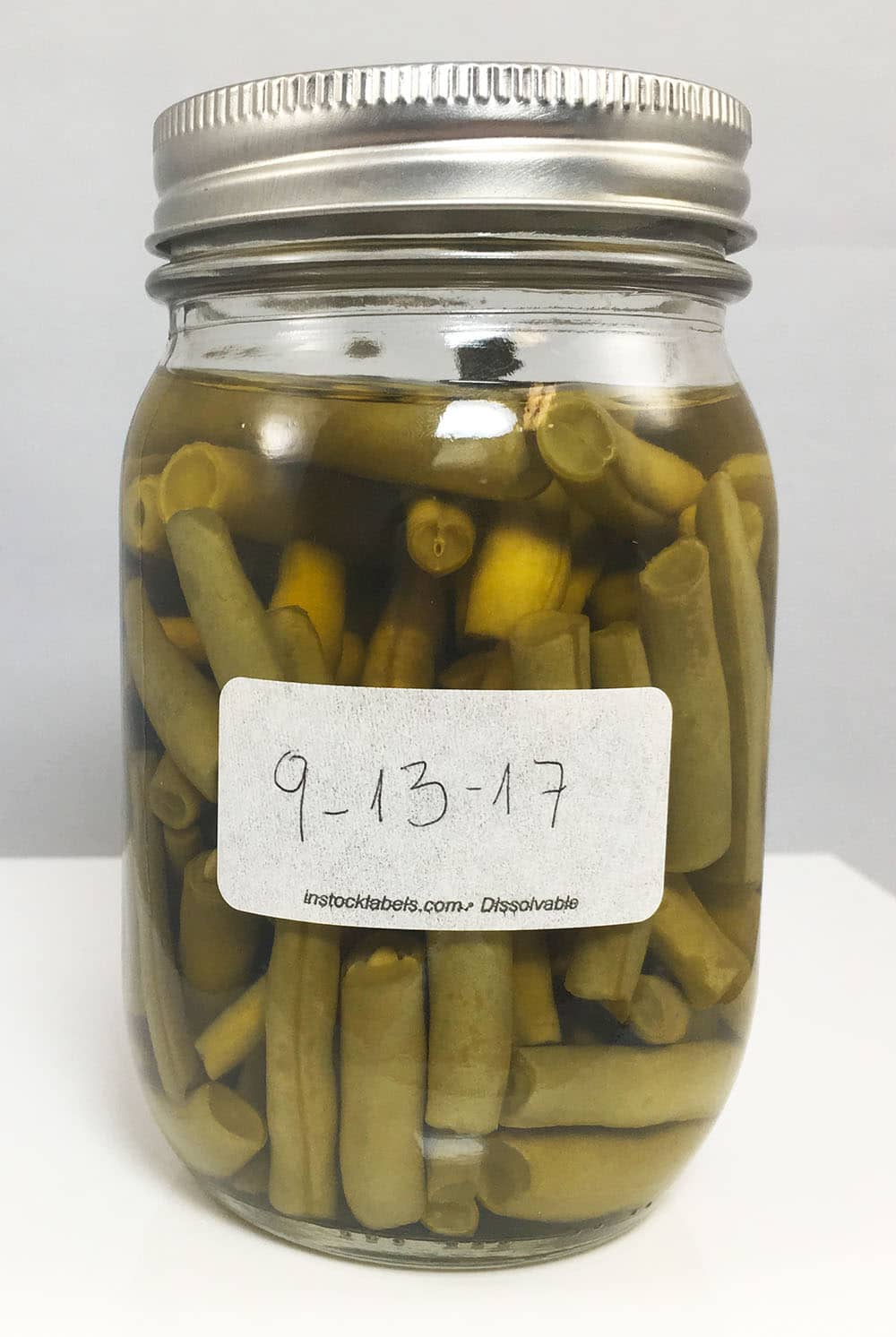 Date on a pickle jar